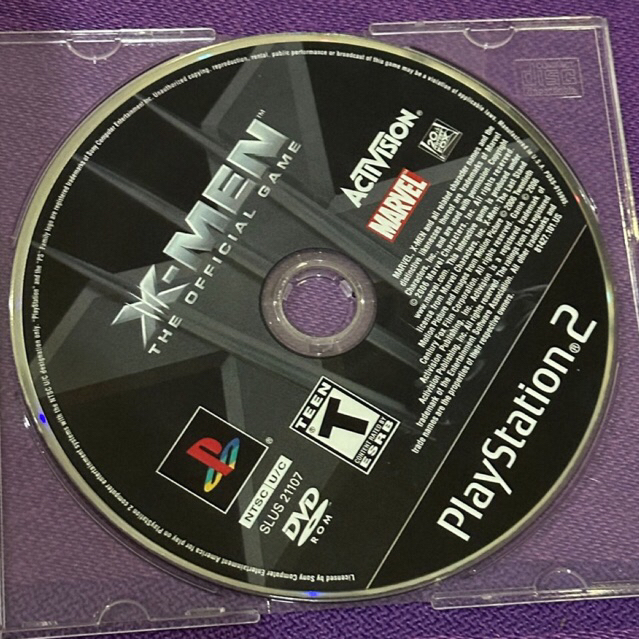 kaset ps2 ori us xmen the official game