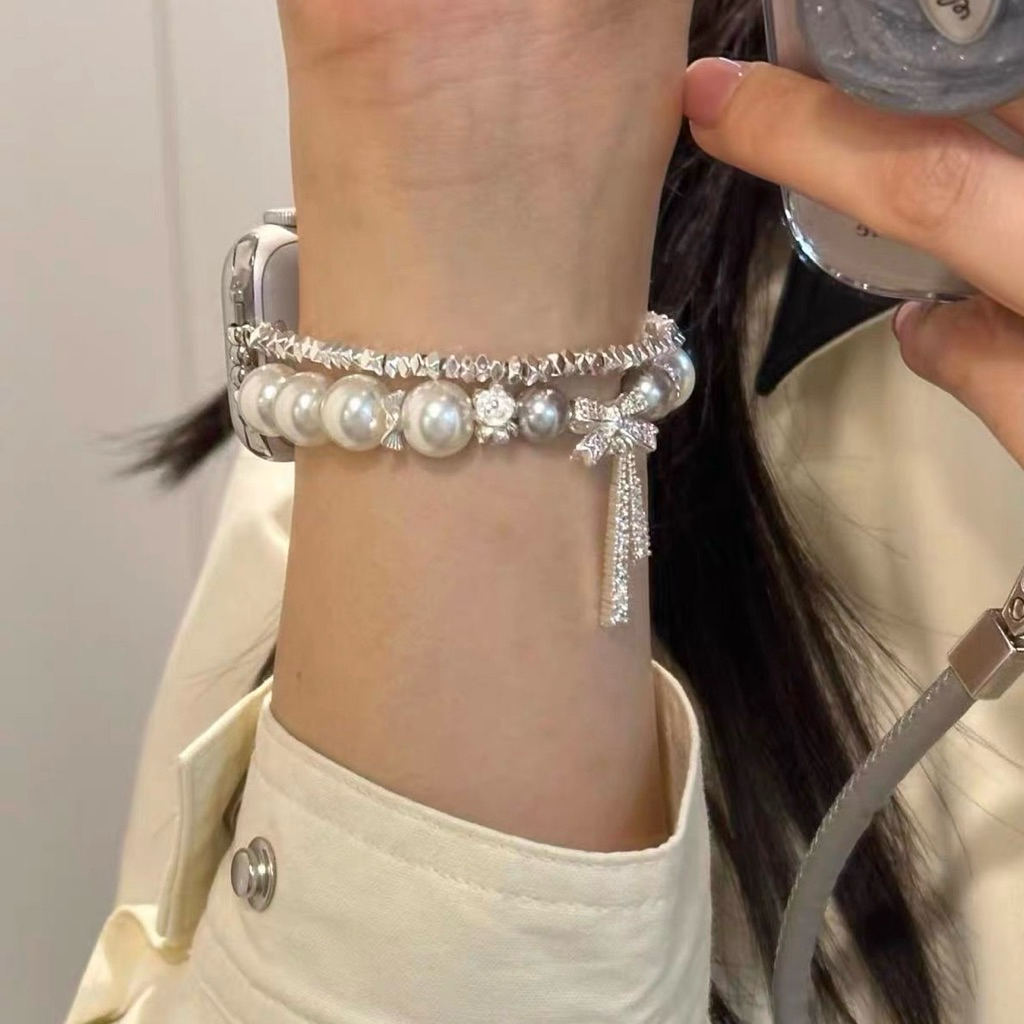 Strap Apple Watch Xiaomi Mi Band 8 Pro 9 Pro 10 Huawei Watch Fit 4 3 Pro 4 18mm 22mm 24mm gelang sty