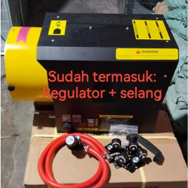 heater series gas heater elpiji 50KW peternakan ternak kandang ayam