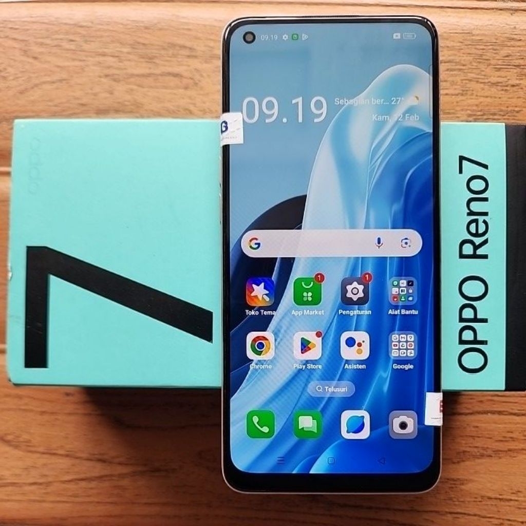 Oppo Reno 7 5G 256Gb Fullset Termurah Bergaransi