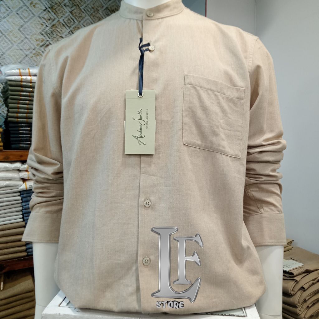 Andrew Smith Kemeja Koko Lengan Panjang AAHAJS0075J 05Z