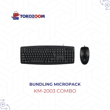 KEYBOARD + MOUSE MICROPACK KM-2003 COMBO