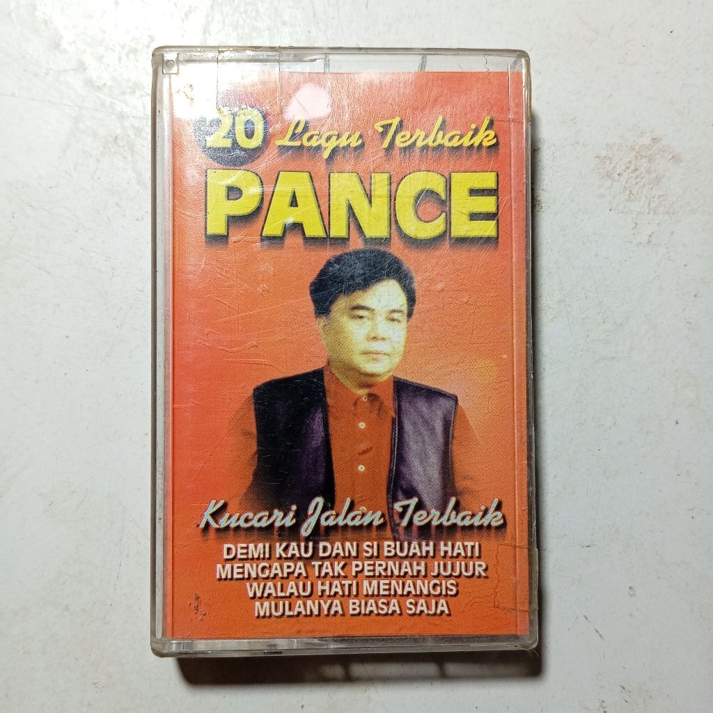 Kaset Pita 20 lagu terbaik Pance