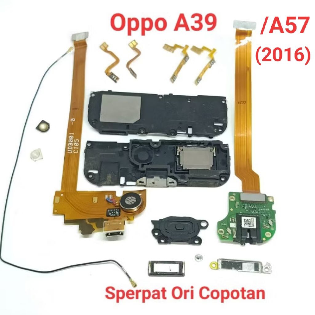 papan PCB fleksibel kabel antena fleksibel volume Oppo a39 Cph1605 / A57 (2016) original copotan