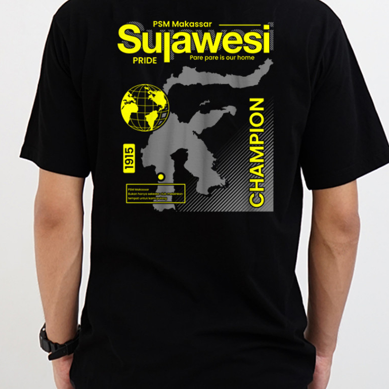 Kaos PSM Makassar Edisi Sulawesi/ Baju PSM Makassar / Bukan Jersey PSM