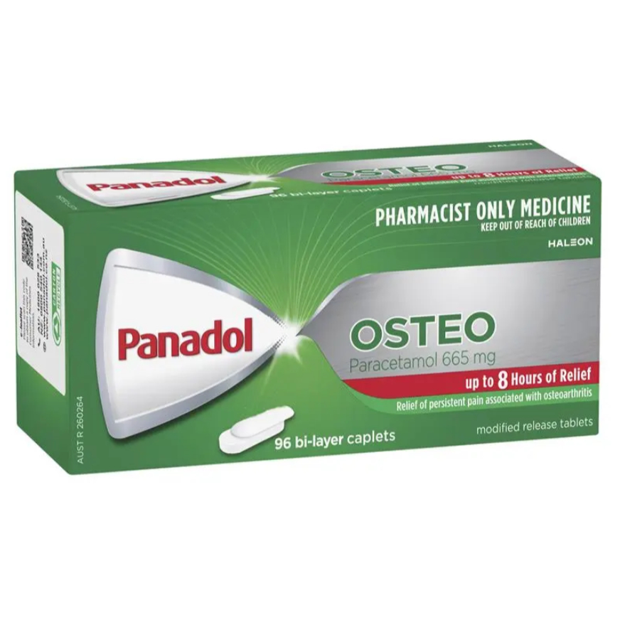 Panadol Osteo 665mg Caplets 96 untuk Osteoarthritis 12 24 48 96 Caplets Ecer dan Box Original Austra