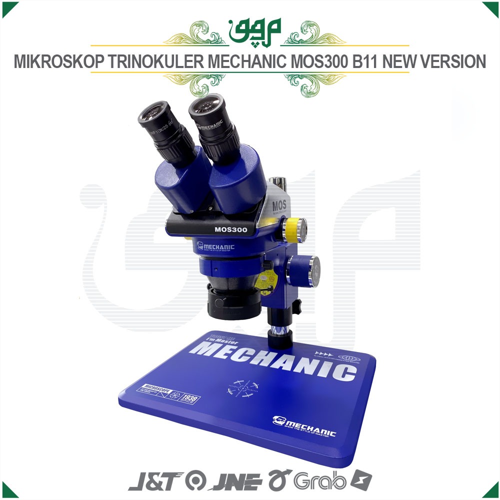 Mikroskop Trinokuler Mechanic MOS-300 B11 New