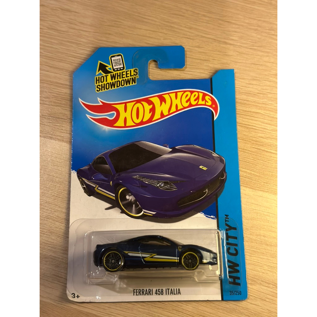 Hotwheels Ferrari 458 Italia