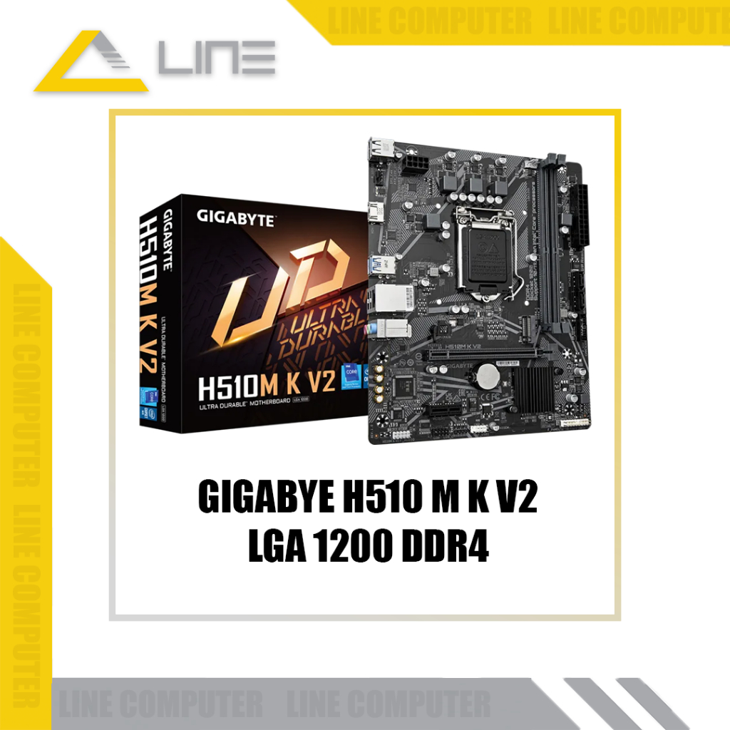 Motherboard GIGABYTE H510M K V2 LGA 1200 DDR4 - Motherboard LGA 1200