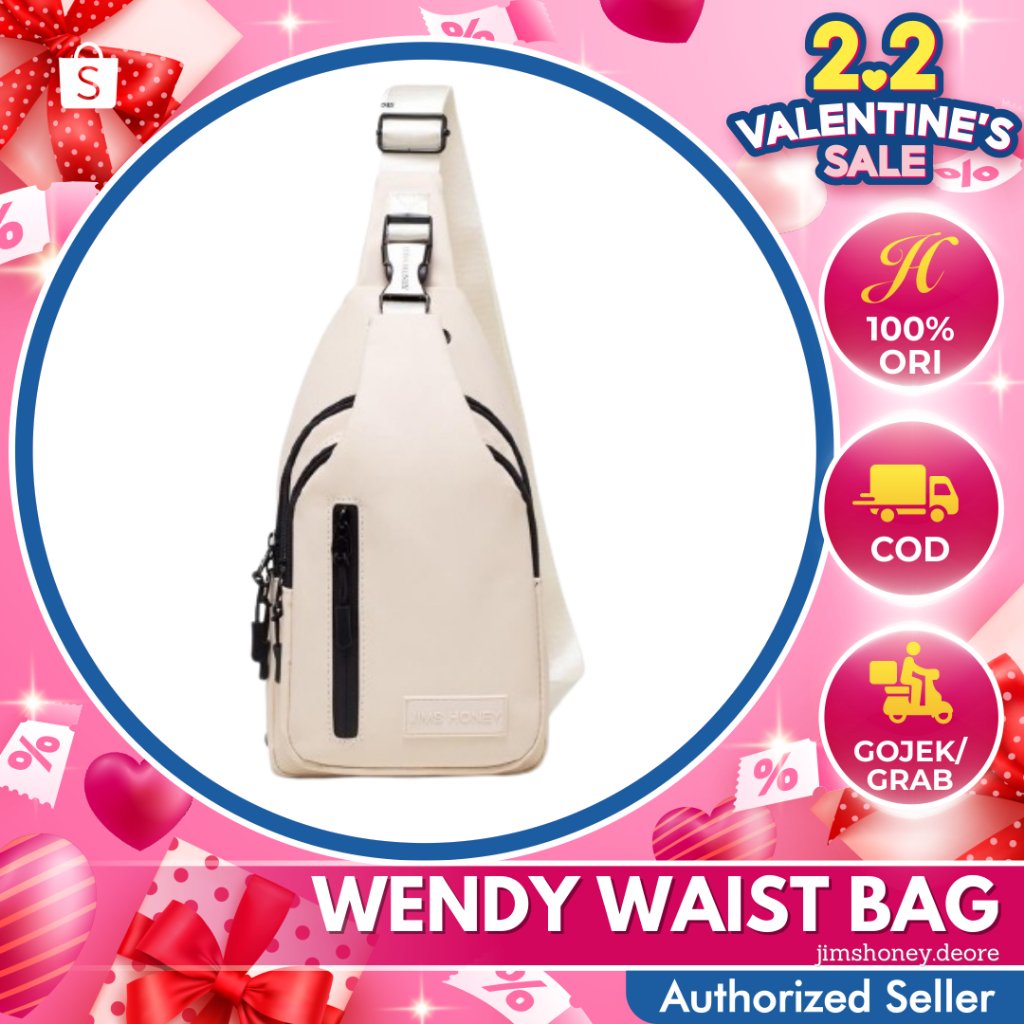 Jims Honey WENDY WAIST BAG Tas Selempang Pinggang Pria Wanita Unisex Jimshoney JH Trendy Elegan