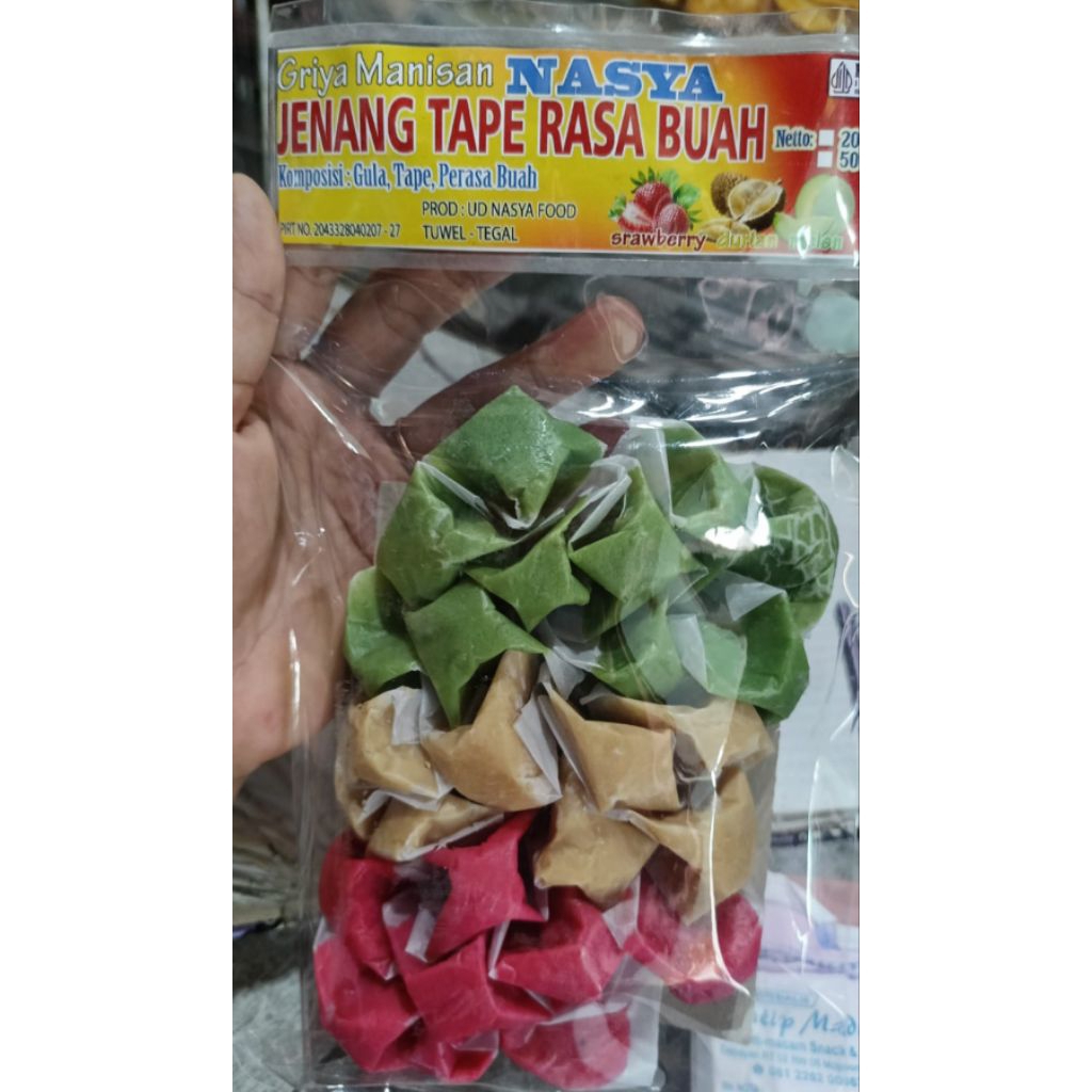 Jenang Tape Rasa Buah kemasan 250 gr