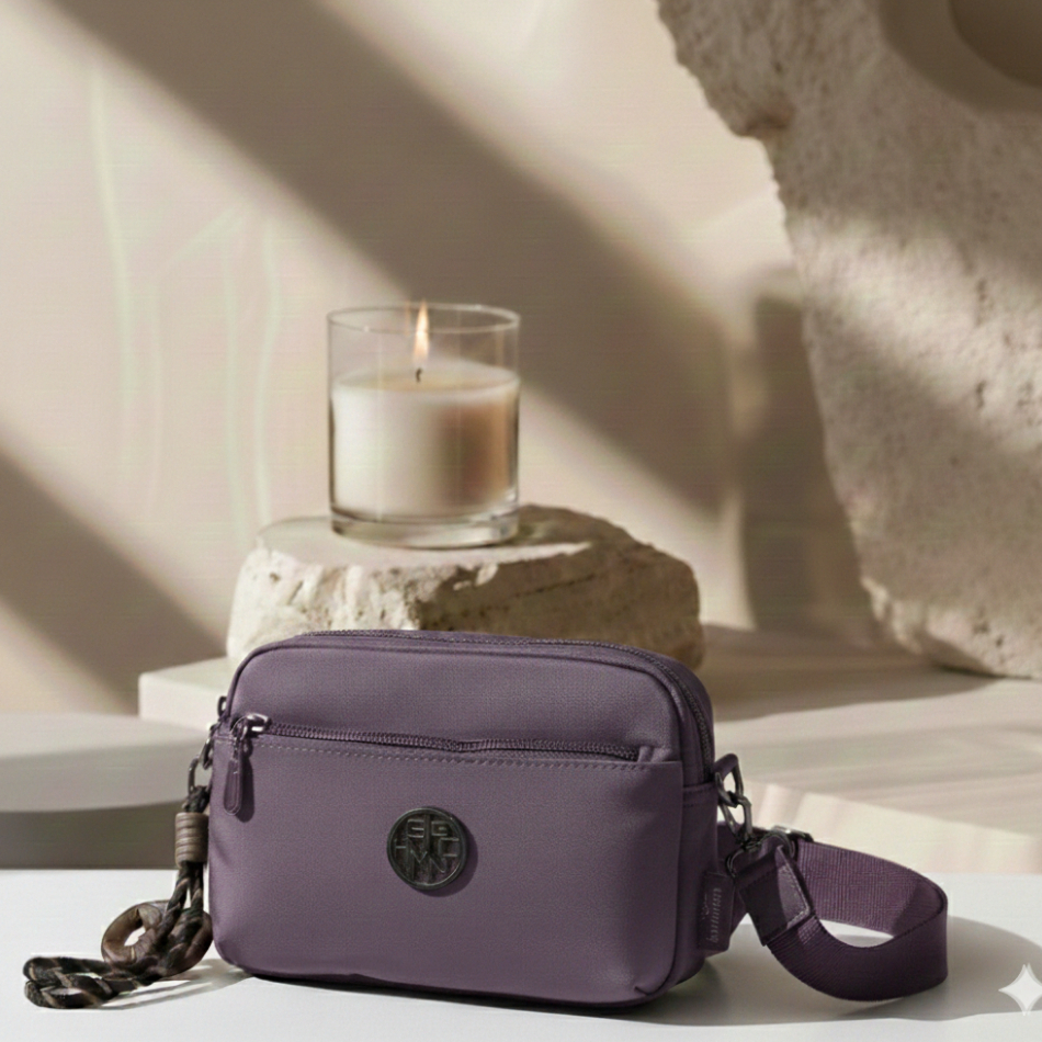 [ELLE] SIGHMON - Tas Selempang Dompet Wanita FREE BAGCHARM Crossbody Bag