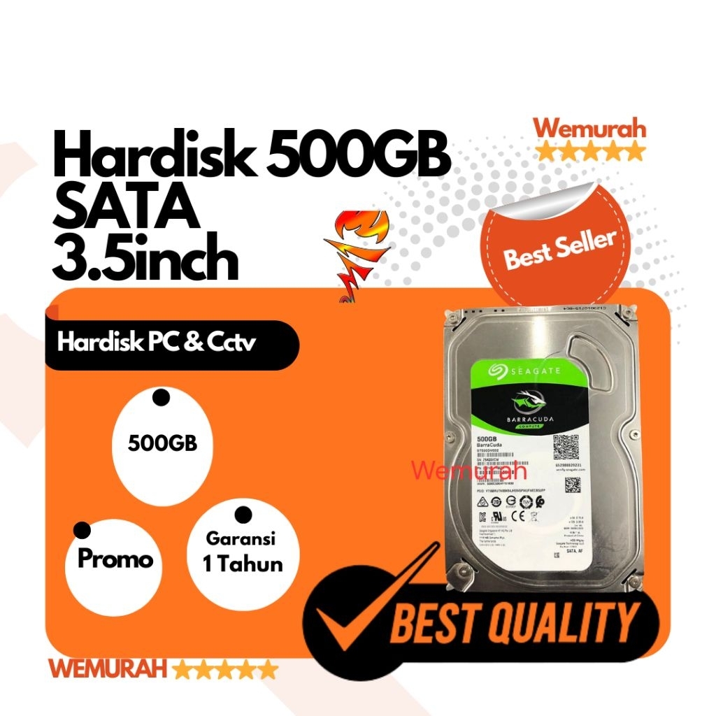 Hardisk 500GB - Hardisk Cctv 500GB - Hardisk 500GB PC