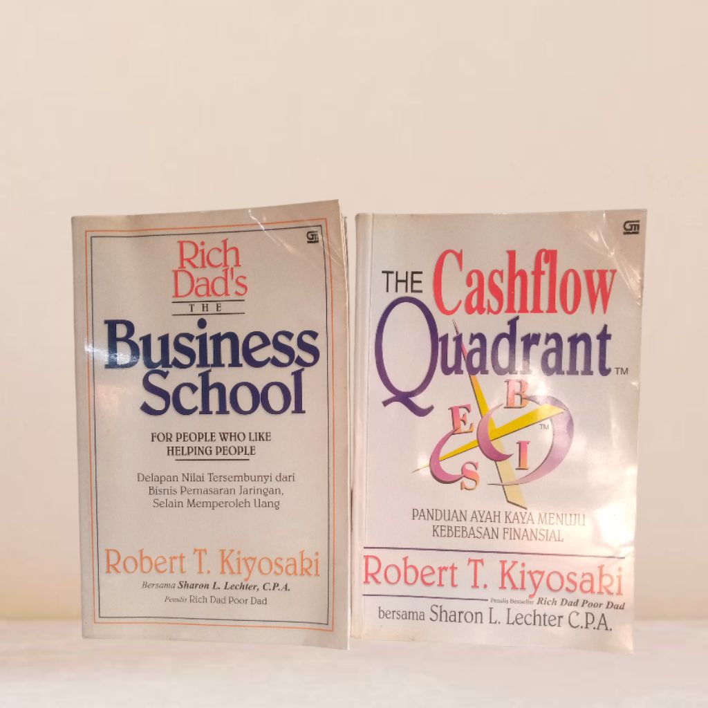 Buku Robert T business School the cashflow quadrant buku pengembangan diri bisnis Preloved