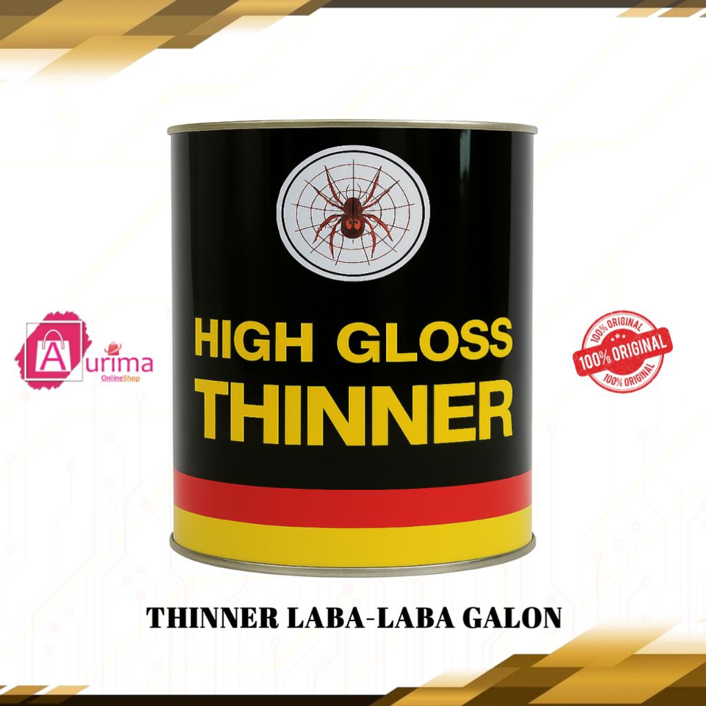 THINNER PENGENCER CAT MINYAK CAT DUCO THINNER LABA-LABA THINNER HIGH GLOSS GALON