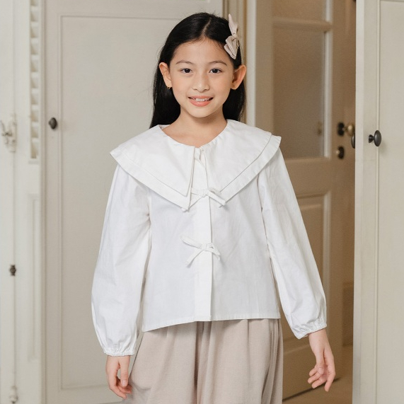 LEWIS EMMA - Leia Top (2-14 Tahun) Baju Anak Perempuan / Atasan Lengan Panjang
