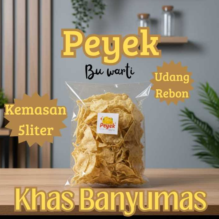 PEYEK BU WARTI - Rempeyek Rasa Udang Rebon 500 gram