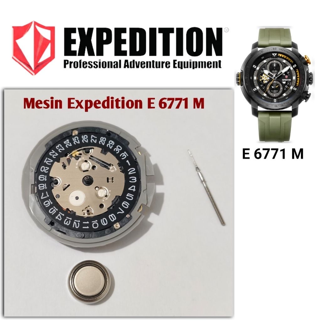 mesin Jam Tangan Expedition E 6771 M