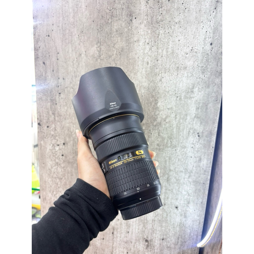 LENSA NIKON 24-70 nano F2.8 Second mulus