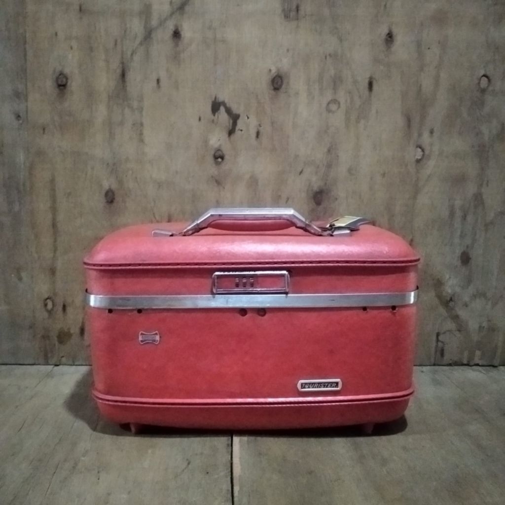 Tas kosmetik beautycase jadul antik vintage Merk American tourister lawas kuno
