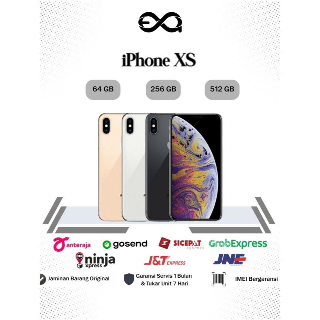 iPhone XS SECOND ORIGINAL 64GB 256GB 512GB MULUS NO MINUS