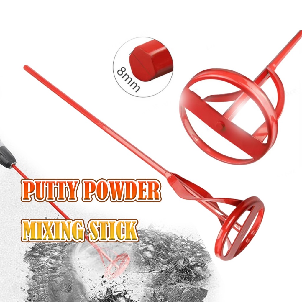 Mixer pengaduk semen Tjap Mata Tongkat Mixer Semen Alat Paint mixer 80 x 400 mm