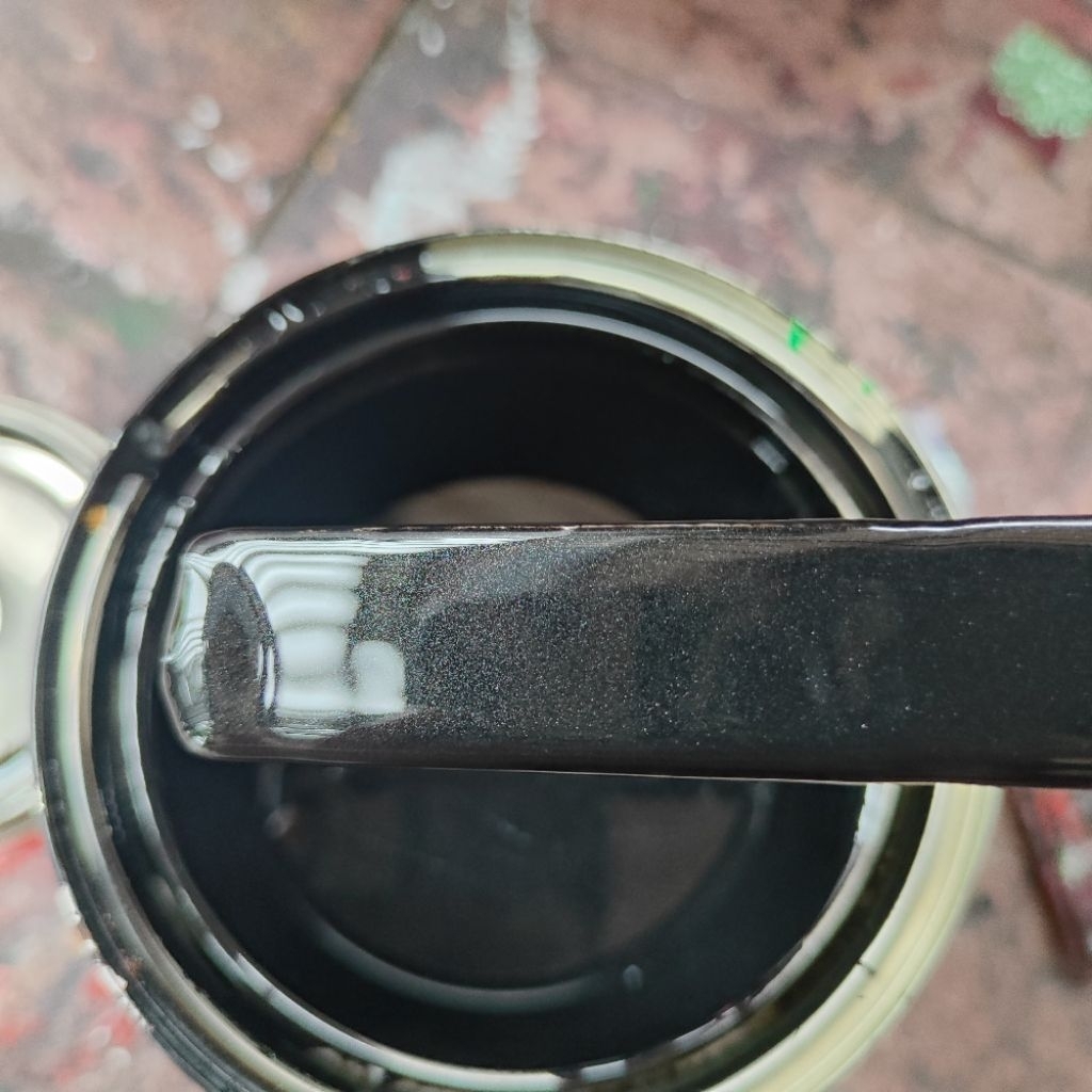 Cat PU Black Mica Toyota (Hitam Metalik) - Kemasan 200ml & 500ml - Cat Mobil