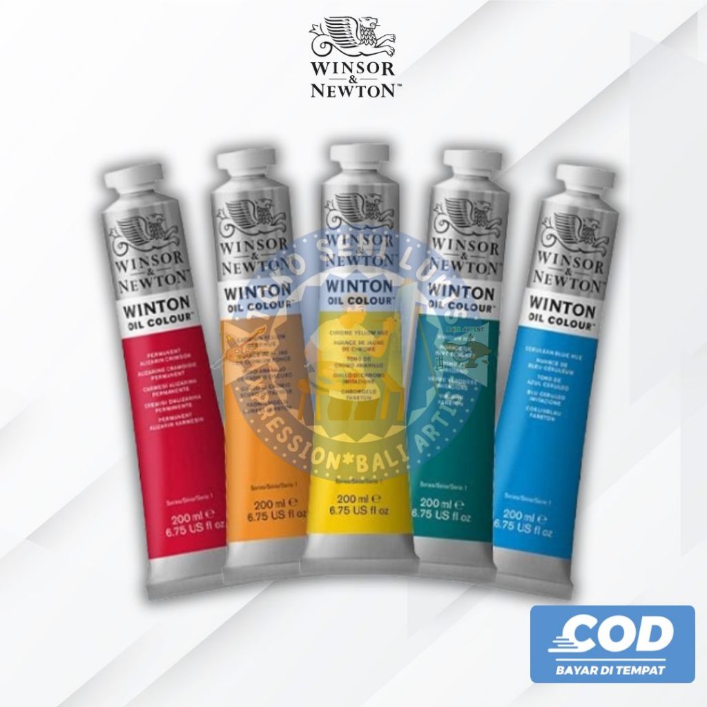 CAT MINYAK WINSOR & NEWTON 200 ML - WINSOR & NEWTON OIL COLOUR 200 ML