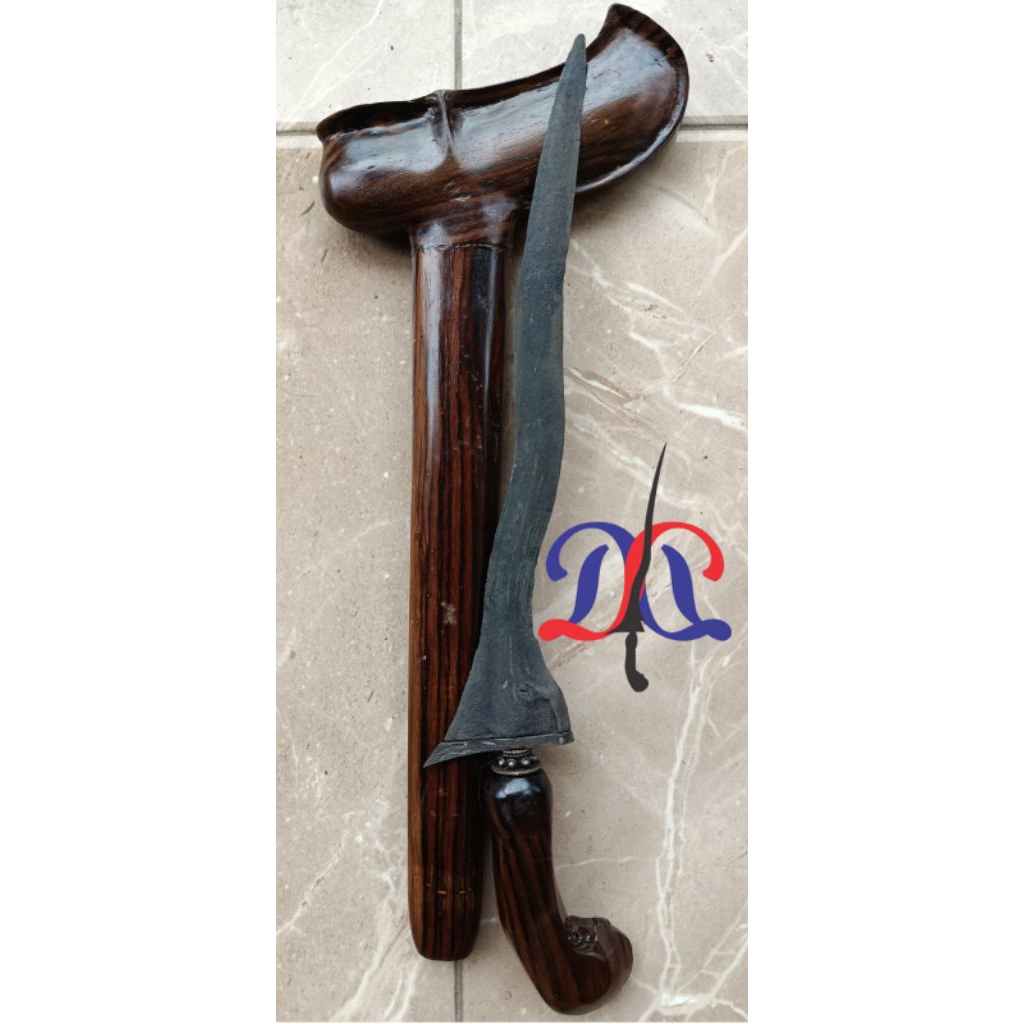 Keris Jangkung / Tebu Saoyutan sepuh Tuban pamor Singkir