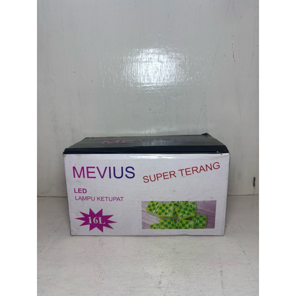 Lampu Hias Led Mevius 3 Meter / Lampu Led Tumbler Ketupat Warm White