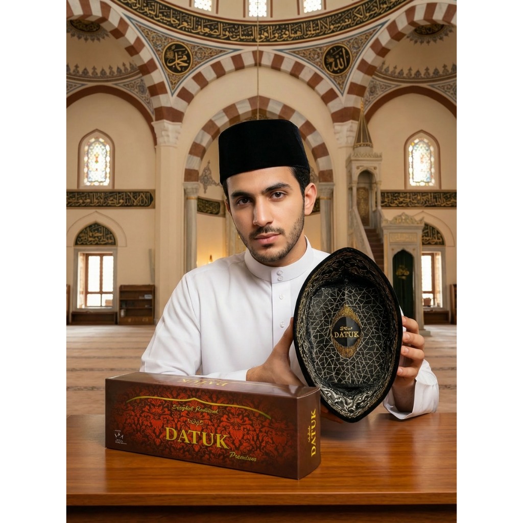 PECI DATUK AC HITAM POLOS / PECI DATUK / PECI IBADAH