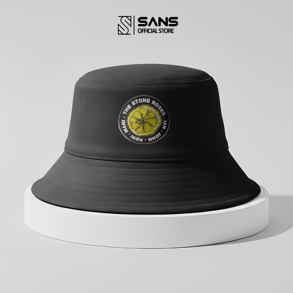 Topi Bucket Hat Casual Band The Stone roses Premium