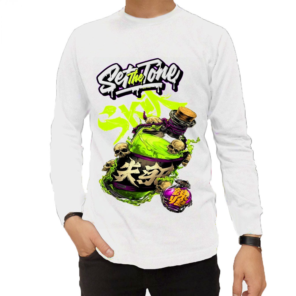 Kaos Pria Lengan Panjang Terbaru Toxic Baju Kaos Distro Pria Panjang Dewasa Keren 2026