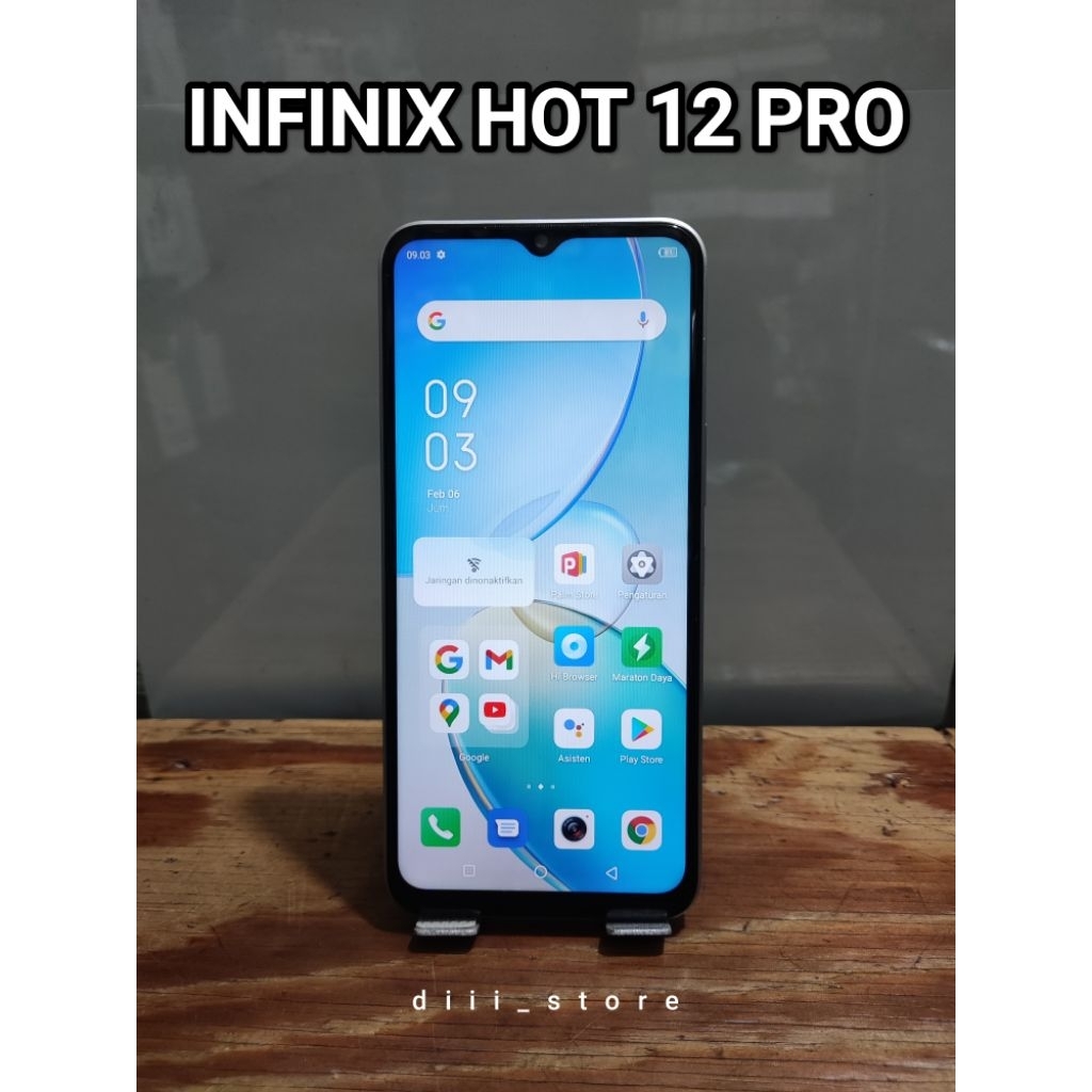 INFINIX HOT 12 PRO 8/128 GB DUAL SIM 4G LTE SECOND NORMAL SIAP PAKAI