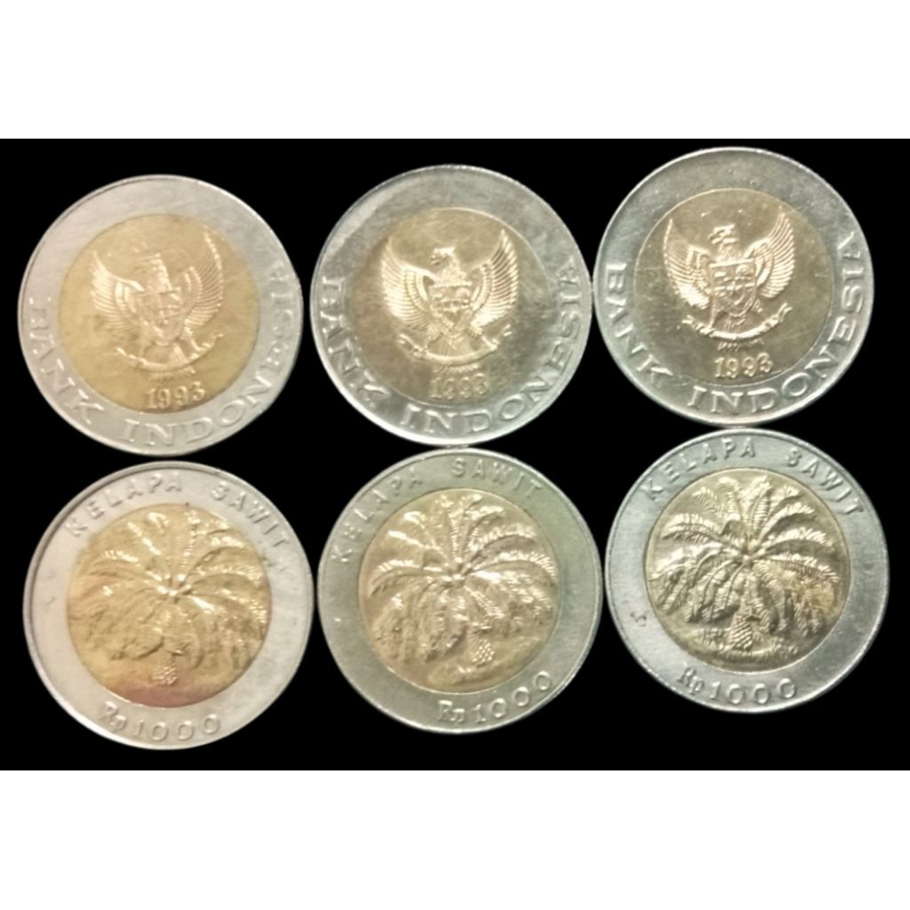 Koin 1000 Kelapa Sawit Edisi Th.1993