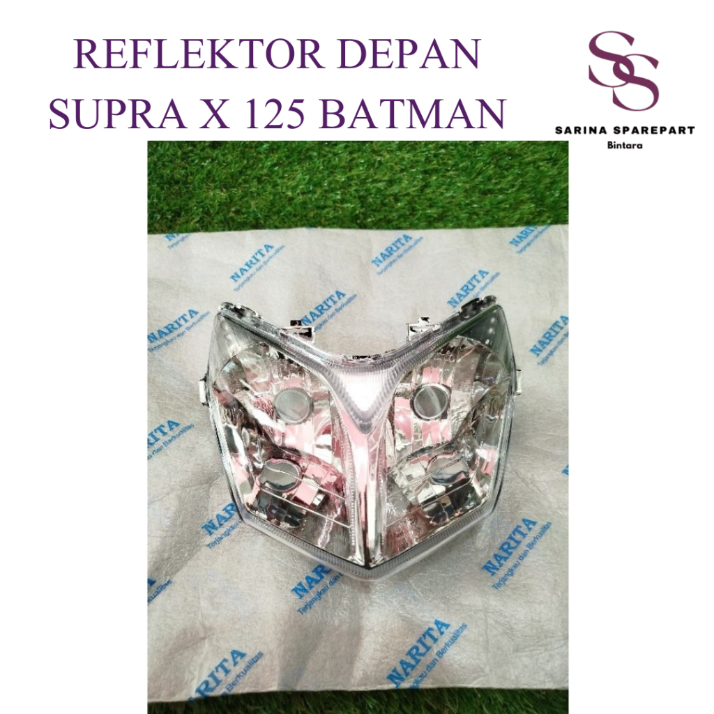 Reflektor lampu depan Supra x 125 reflektor depan Supra x 125 Batman lampu depan Supra x 125