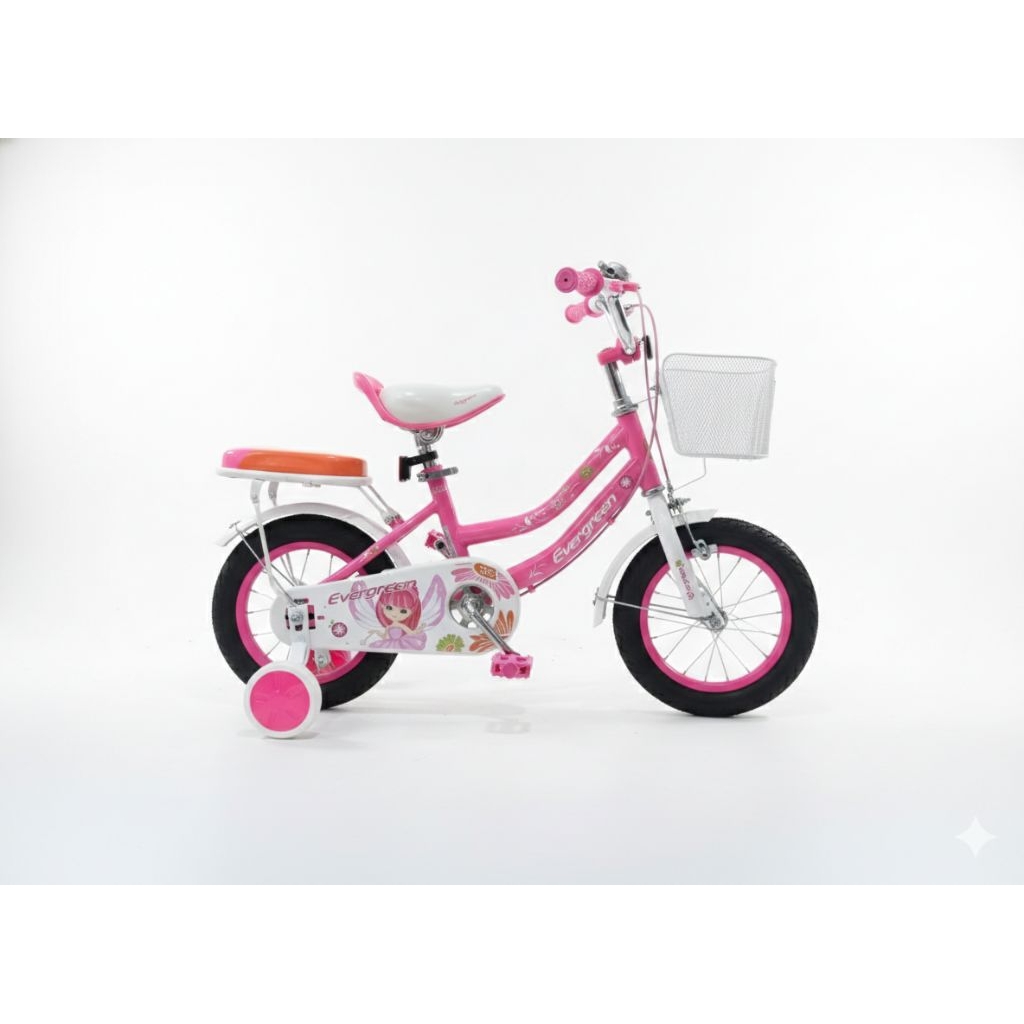 Sepeda anak Perempuan  Evergreen Mini 12 inch Daisy