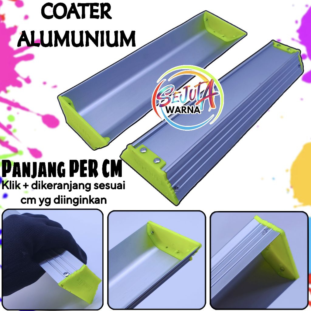 COATER ALUMUNIUM SABLON PEMOLES AFDRUK SCREEN