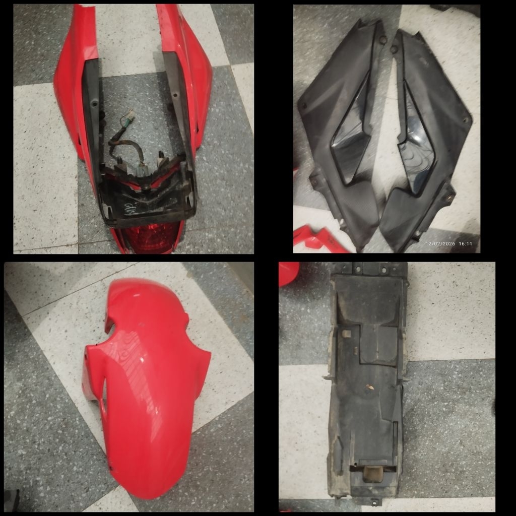 cover bodi fairing set honda cbr 150r k45a lokal mata dua non led cbr 150 k45 middel original