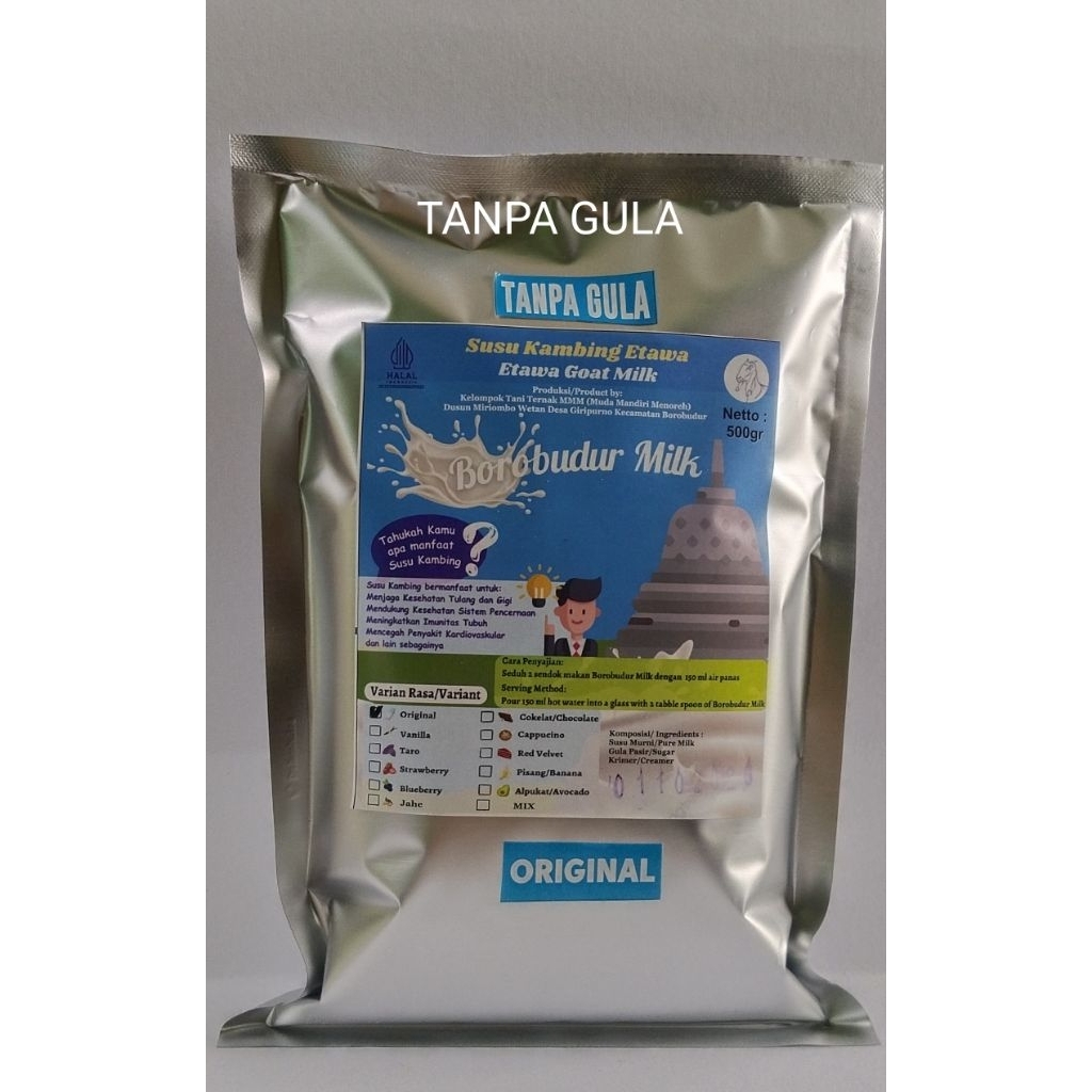 Susu Kambing Bubuk Tanpa Gula