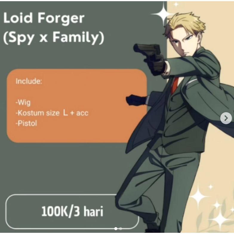 Rental Cosplay Loid Forger (Spy x Family) HazukiRen Rentcos