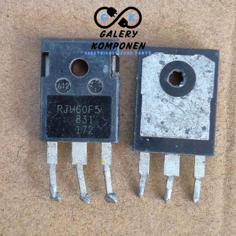 IGBT RJH60F5 80A 600V RJH 60F5 CABUTAN LOLOS TEST UPS
