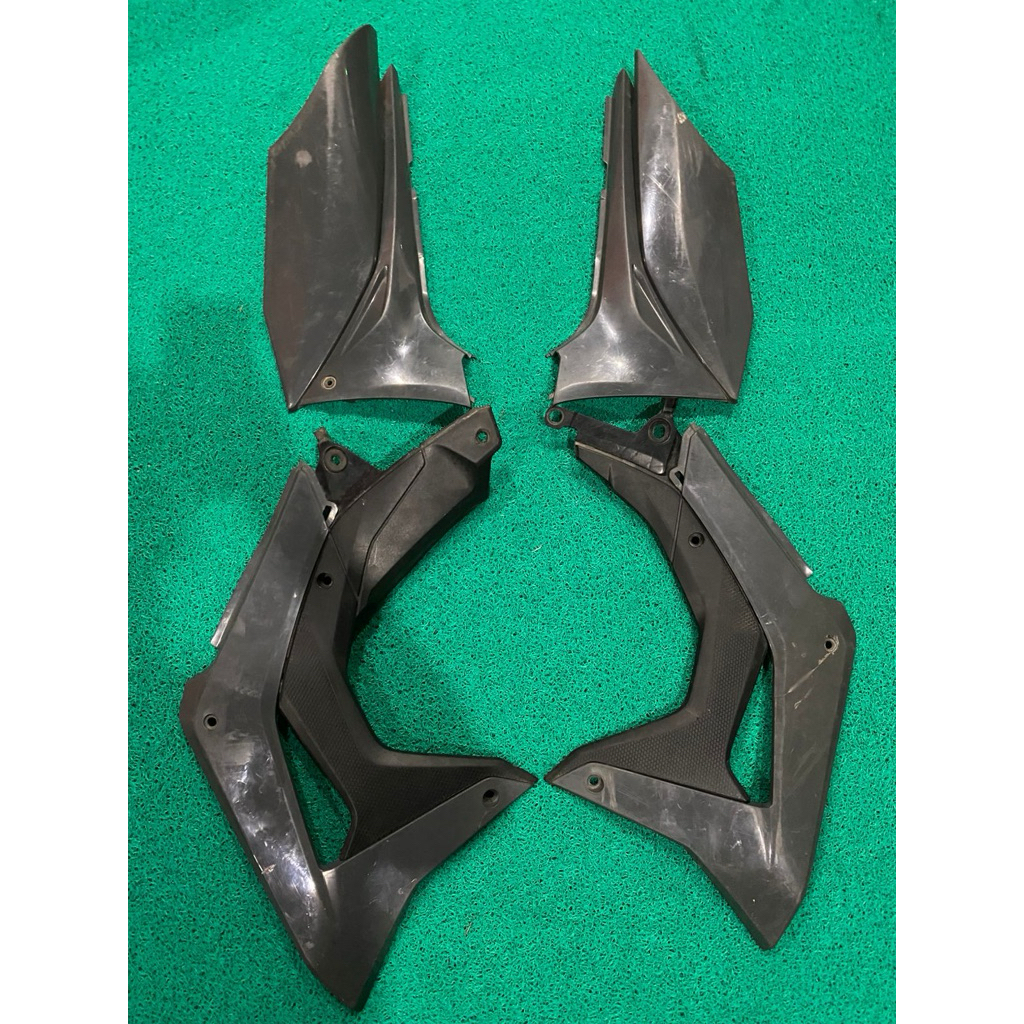 cover tangki dan side panel crf150l original copotan motor