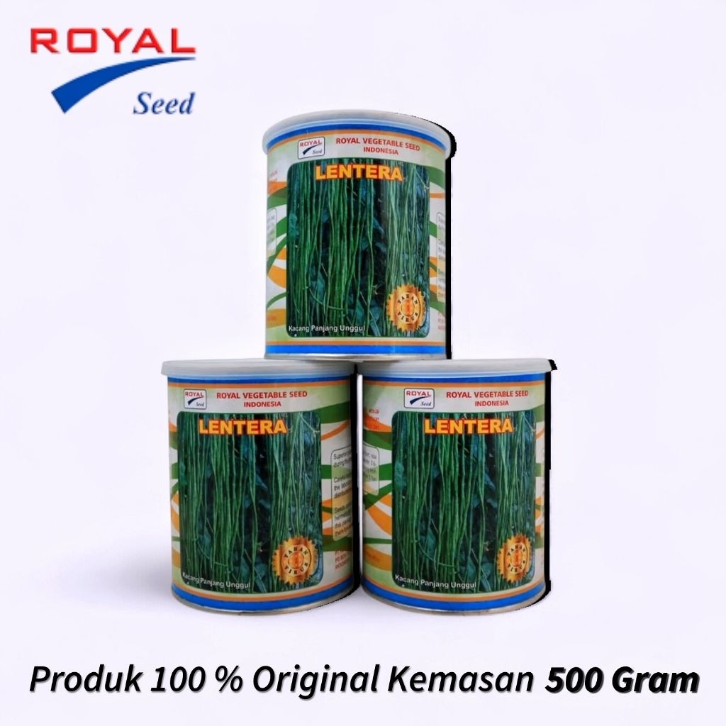 LENTERA 500 gram Benih Kacang Panjang Unggul - Bibit Unggul Kacang Panjang ROYAL SEED