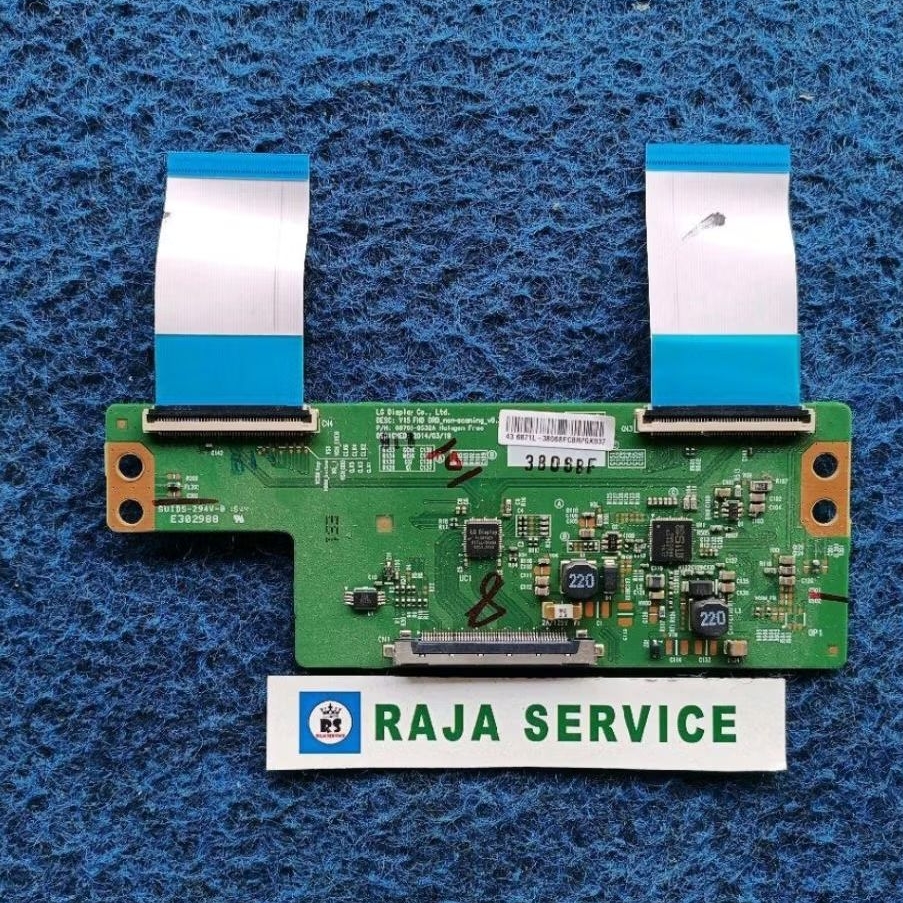 kabel tv panasonic TH-43G302G lvds flaxible dari tcon ke panel layar lcd 50pin