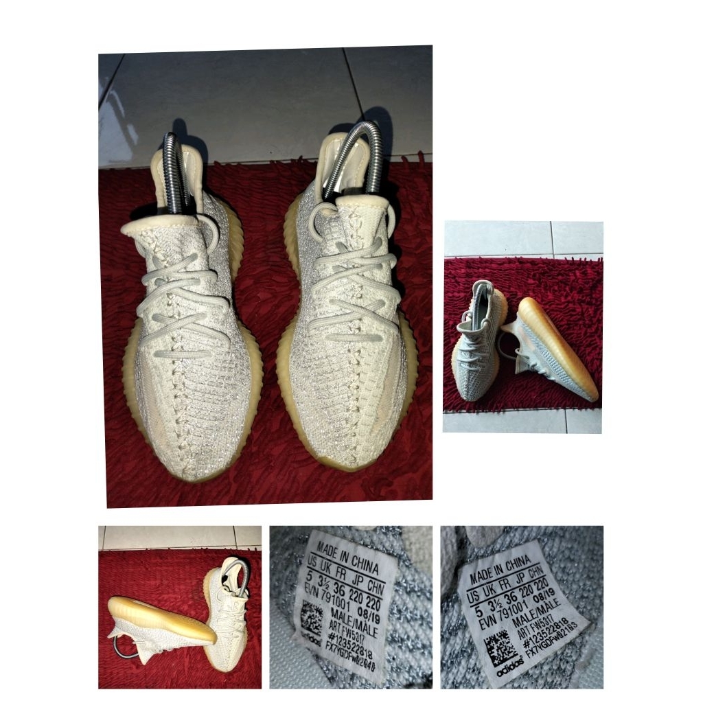Sepatu Preloved Second Original Adidas Yeezy 350 Boost Size 36