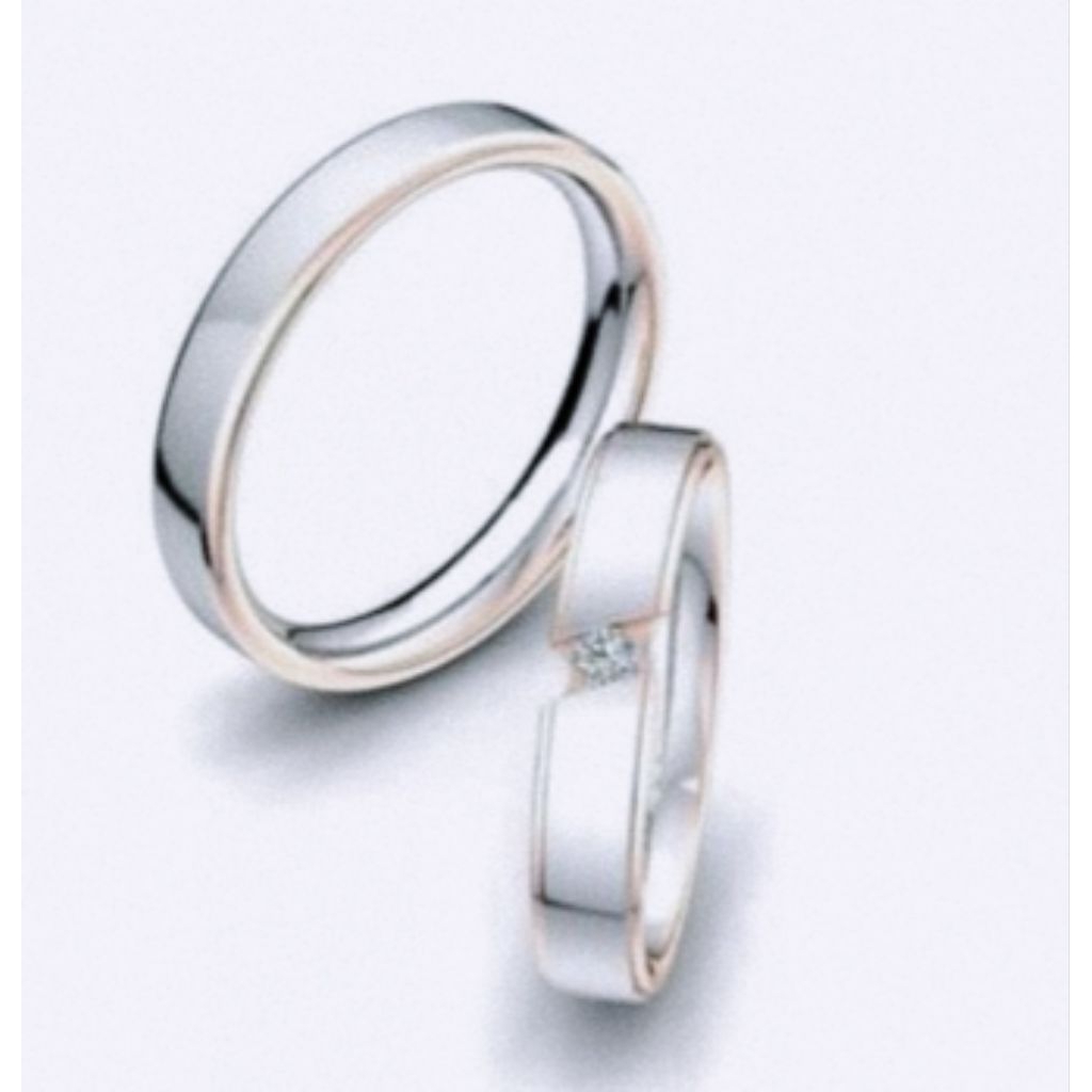 Cincin kawin perak l pasangan lamaran