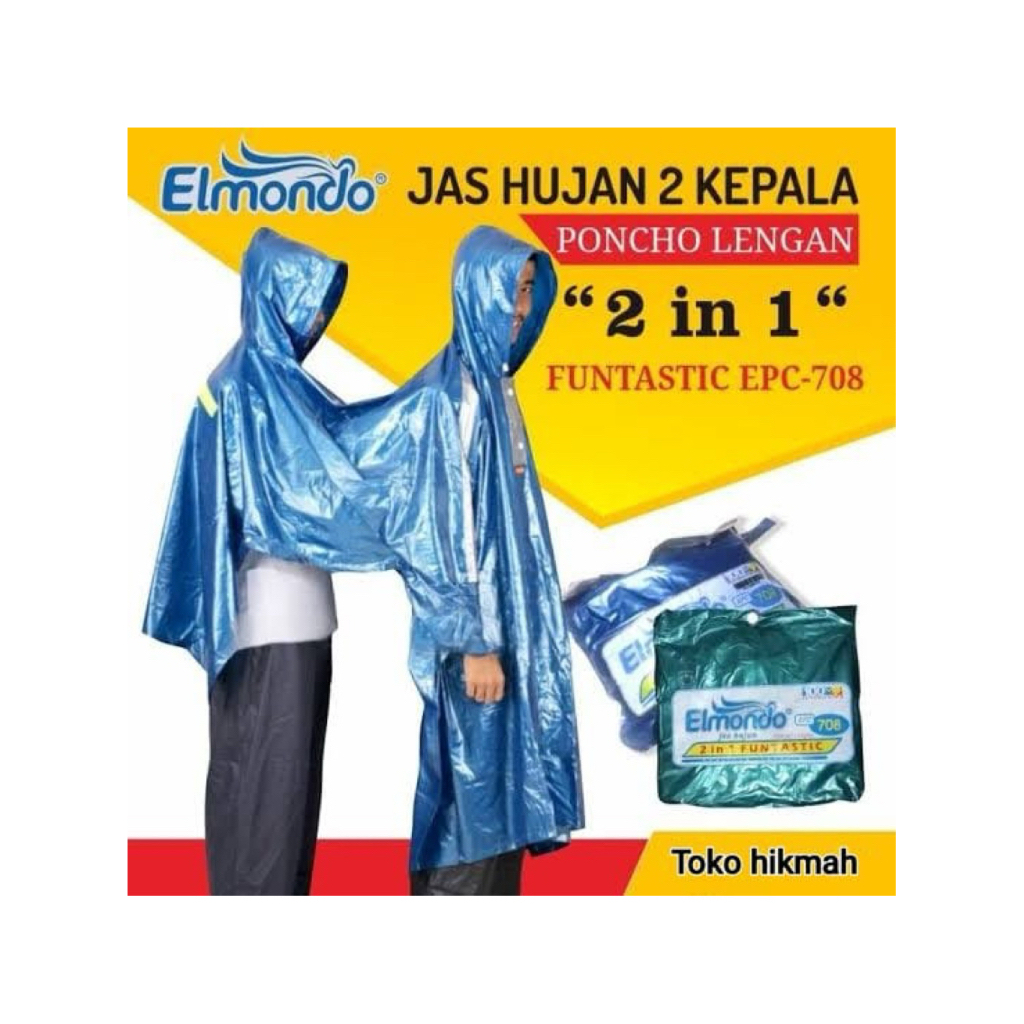 jas hujan elmondo 2 in 1 kepala 2