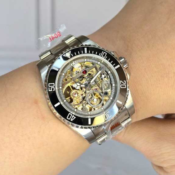 Jam Tangan Pria LKRolex Submariner Strap Oyster Chain Andrea Pirlo 40mm Fullset