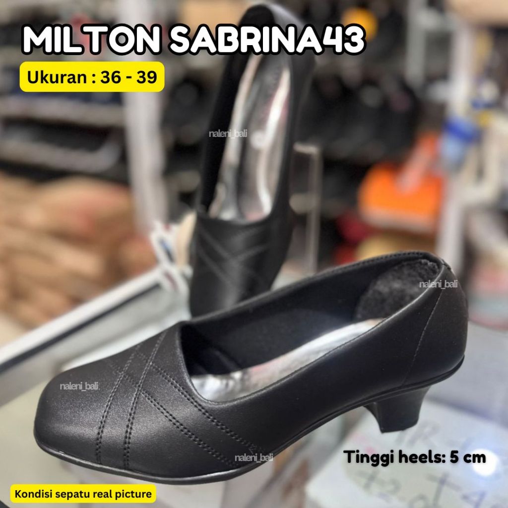 Sepatu Kerja Milton Pantofel Wanita